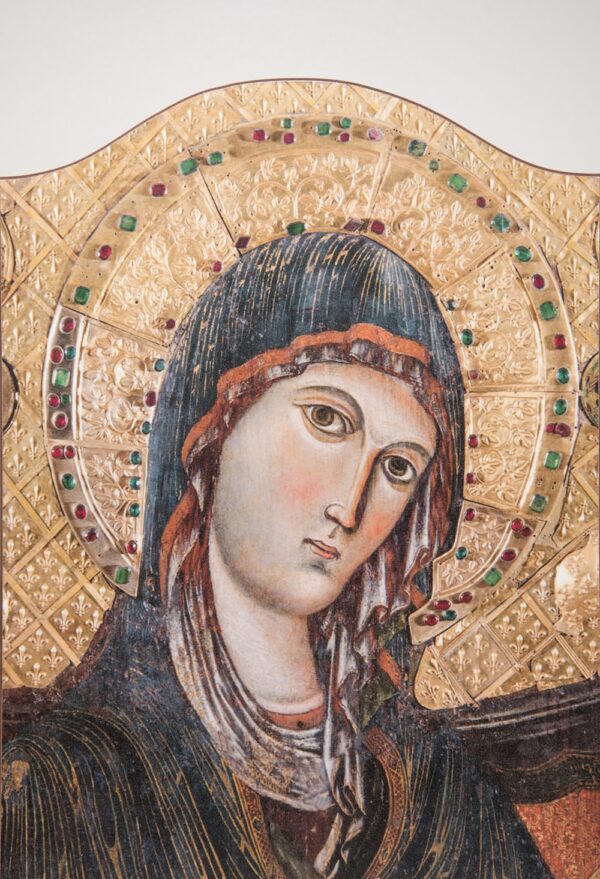 icona ricurva in legno della Madonna di Montevergine