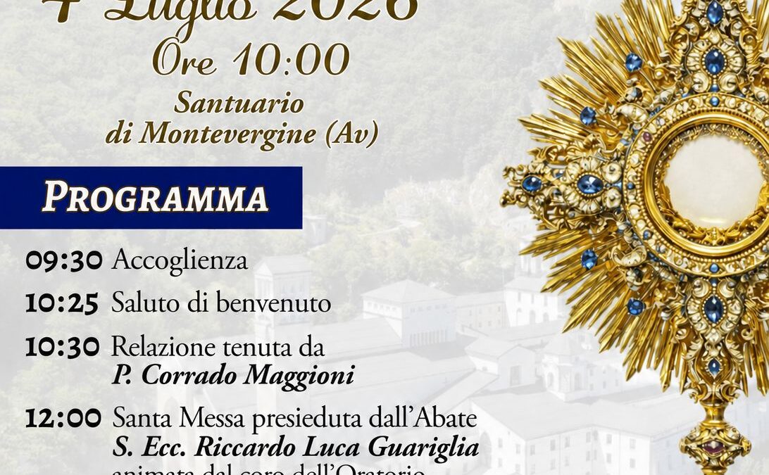 A montevergine il convegno cappelle di adorazione eucaristica